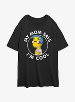The Simpsons Milhouse Is Cool Womens Oversized T-Shirt
