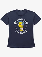 The Simpsons Milhouse Is Cool Womens Straight Fit T-Shirt