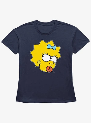 The Simpsons Sassy Maggie Womens Straight Fit T-Shirt