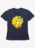 The Simpsons Sassy Maggie Womens Straight Fit T-Shirt