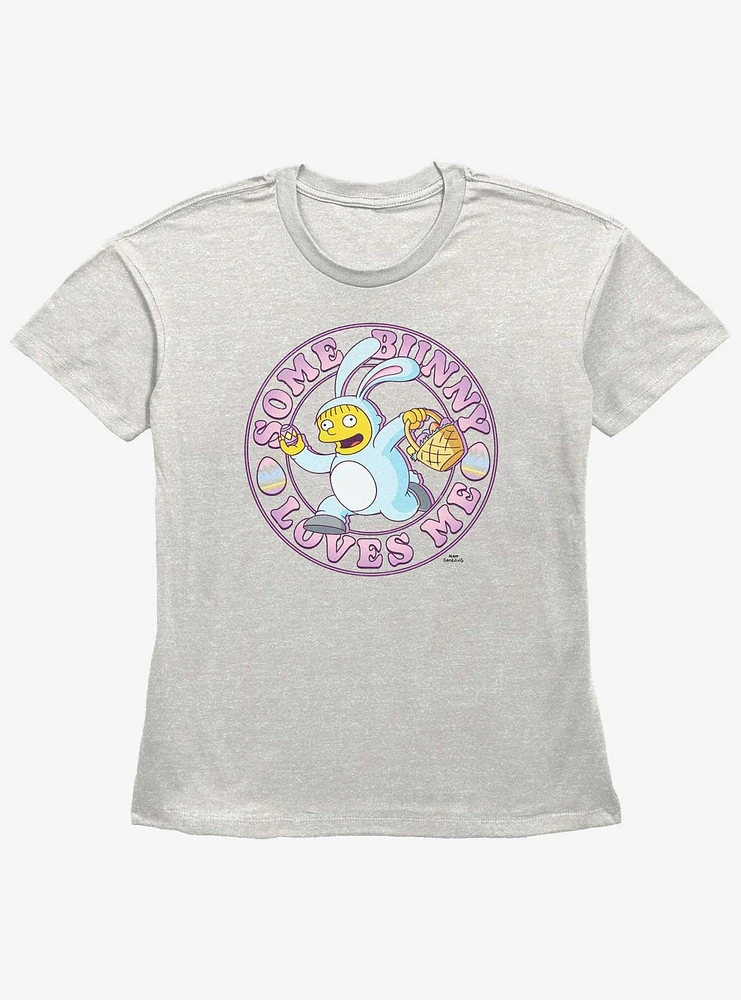 The Simpsons Some Bunny Womens Straight Fit T-Shirt