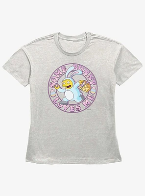 The Simpsons Some Bunny Womens Straight Fit T-Shirt