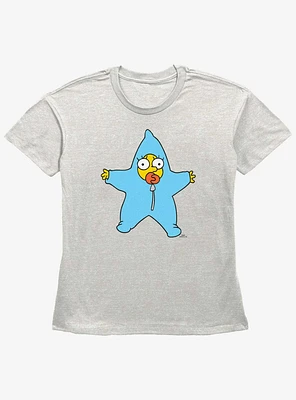 The Simpsons Maggie Star Snow Suit Womens Straight Fit T-Shirt