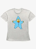 The Simpsons Maggie Star Snow Suit Womens Straight Fit T-Shirt