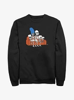 The Simpsons Skeleton Family Couch Sweatshirt