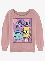The Simpsons Mr. Sparkle Womens Slouchy Sweatshirt