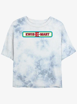 The Simpsons Kwik-E Logo Tie-Dye Womens Crop T-Shirt