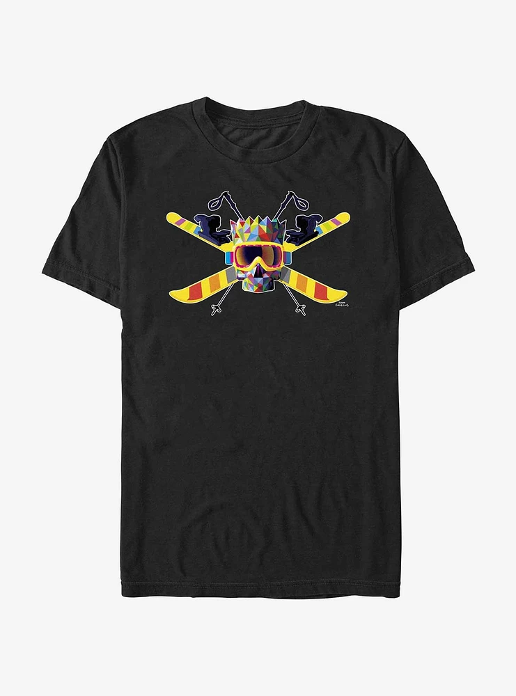The Simpsons Bart Kaleidoscope Ski T-Shirt