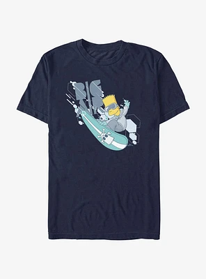 The Simpsons Big Air Snowboard T-Shirt