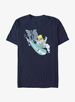 The Simpsons Big Air Snowboard T-Shirt