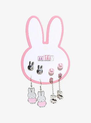 Miffy Pink Earring Set