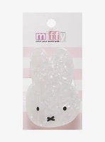 Miffy White Marble Claw Hair Clip