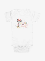 Disney Minnie Mouse Lovely Little Lady Infant Bodysuit