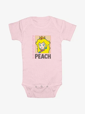 Nintendo Framed Princess Peach Infant Bodysuit