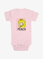 Nintendo Framed Princess Peach Infant Bodysuit