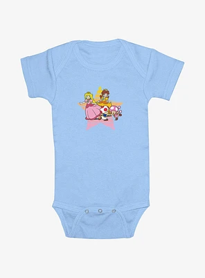 Nintendo Princess Peach Star Infant Bodysuit