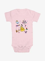 Disney Princesses Belle And Icons Infant Bodysuit