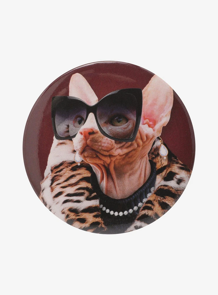 Cat Mob Wife 3 Inch Button