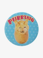 Cat Purrtato 3 Inch Button