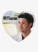 Grey's Anatomy Dr. Derek Shepherd Heart Button