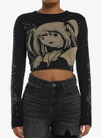 Death Note Misa Studded Girls Long-Sleeve Top