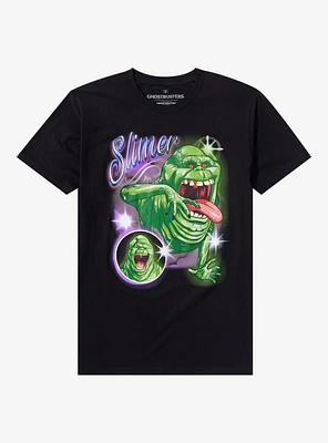 Ghostbusters Slimer Airbrush-Style T-Shirt