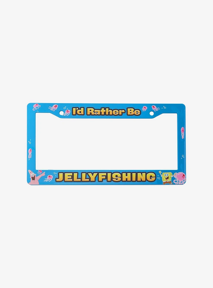 SpongeBob SquarePants Jellyfishing License Plate Frame