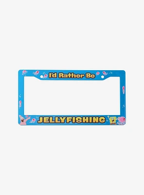 SpongeBob SquarePants Jellyfishing License Plate Frame