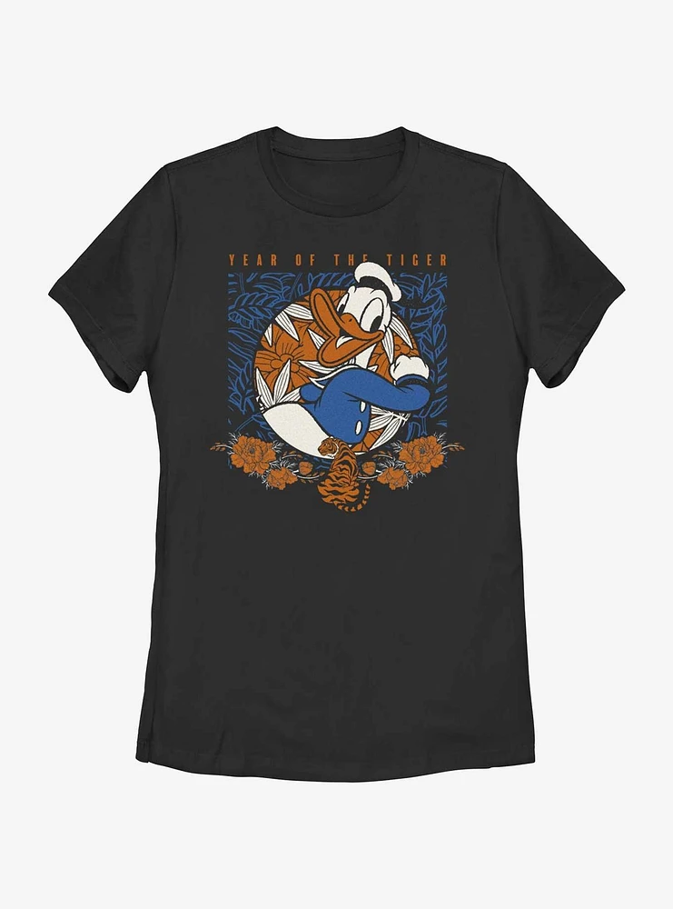 Disney Donald Duck Lunar Year Of The Tiger Womens T-Shirt
