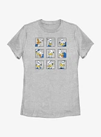 Disney Donald Duck Classic Expressions Womens T-Shirt