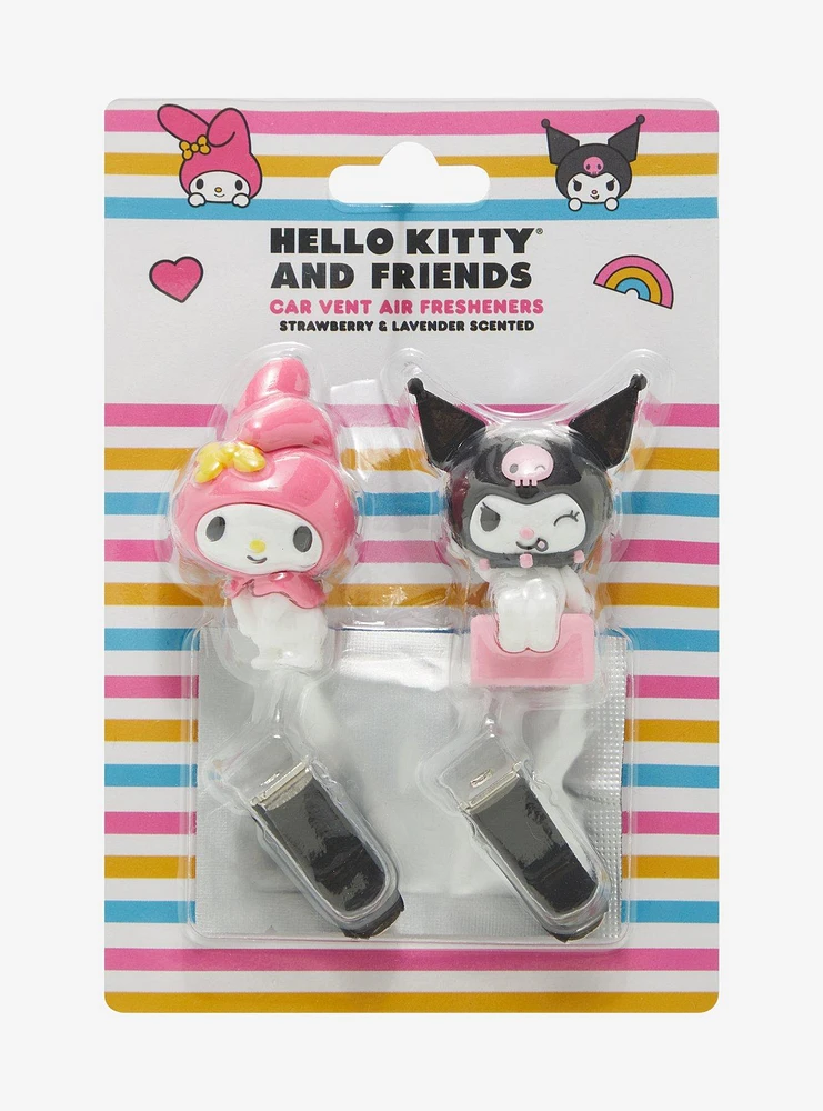 Sanrio My Melody & Kuromi Strawberry & Lavender Scented Car Vent Air Freshener Set — BoxLunch Exclusive