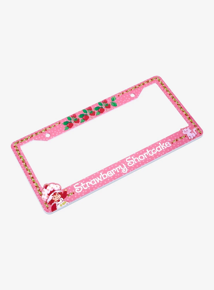 Strawberry Shortcake Custard & Strawberry License Plate Frame