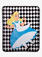 Disney Alice in Wonderland Falling Alice Fleece Throw - BoxLunch Exclusive