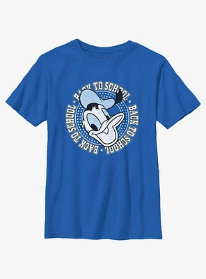 Disney Donald Duck Back To School Youth T-Shirt