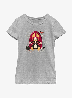 Disney Donald Duck Vampire Youth Girls T-Shirt