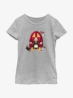 Disney Donald Duck Vampire Youth Girls T-Shirt
