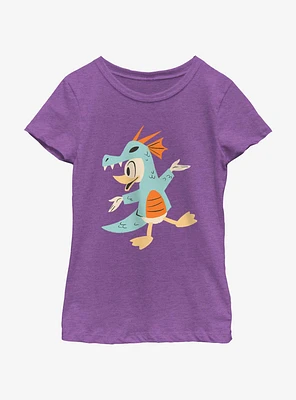Disney Donald Duck Dragon Youth Girls T-Shirt