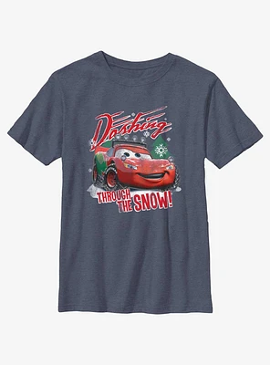 Disney Pixar Cars Dashing Through The Snow Youth T-Shirt