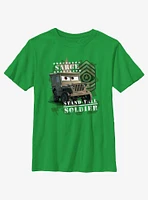 Disney Pixar Cars Stand Tall Soldier Youth T-Shirt