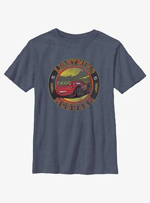 Disney Pixar Cars McQueen Badge Youth T-Shirt