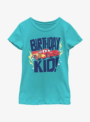 Disney Pixar Cars Lightning Birthday Kid Youth Girls T-Shirt