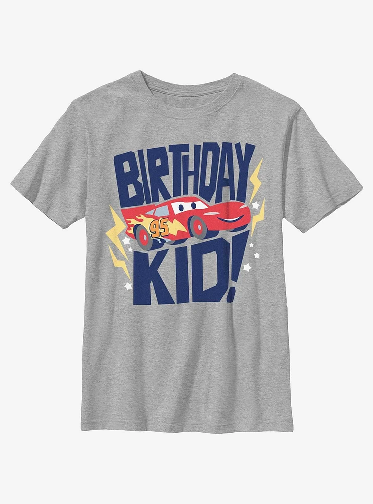 Disney Pixar Cars Lightning Birthday Kid Youth T-Shirt