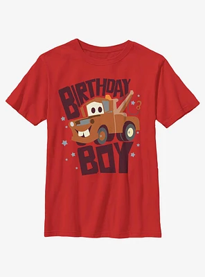 Disney Pixar Cars Mater Birthday Boy Youth T-Shirt