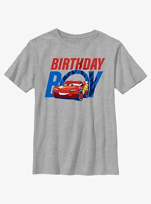Disney Pixar Cars Lightning McQueen Birthday Boy Youth T-Shirt