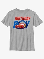 Disney Pixar Cars Lightning McQueen Birthday Boy Youth T-Shirt