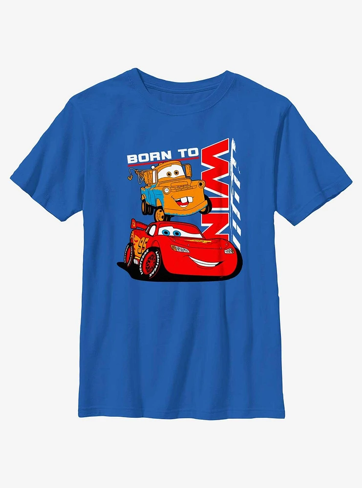Disney Pixar Cars Born To Win Youth T-Shirt