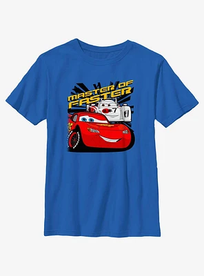 Disney Pixar Cars Master Of Faster Youth T-Shirt