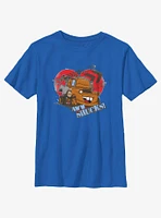 Disney Pixar Cars Aww Shucks Mater Heart Youth T-Shirt