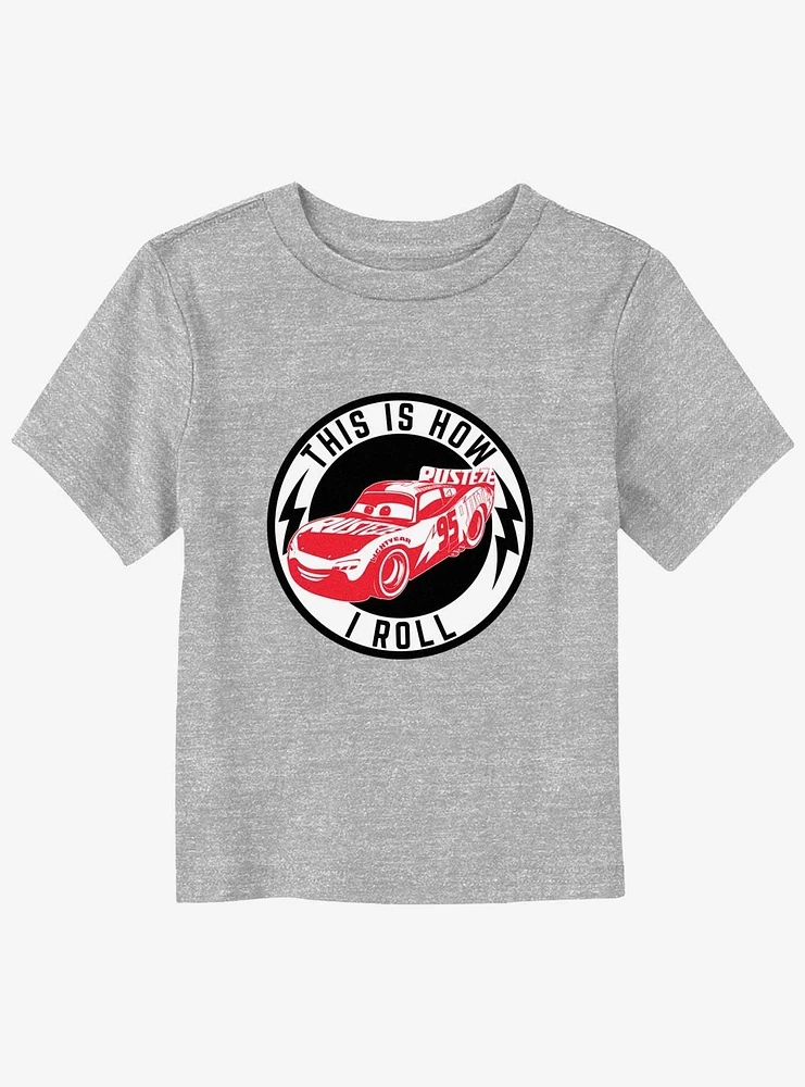Disney Pixar Cars This Is How I Roll Lightning Toddler T-Shirt
