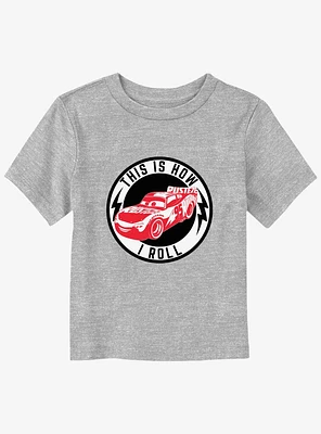 Disney Pixar Cars This Is How I Roll Lightning Toddler T-Shirt